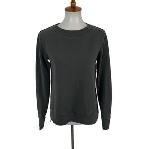 Nancy Rose Performance Womens Sweater 2 Gray Pullover Athleisure Gym Training